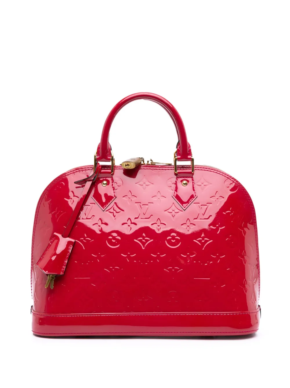 Louis Vuitton Pre-Owned 2014 Monogram Vernis Alma PM handbag - レッド Louis Vuitton Pre-Owned 2014 Monogram Vernis Alma PM handbag - レッド