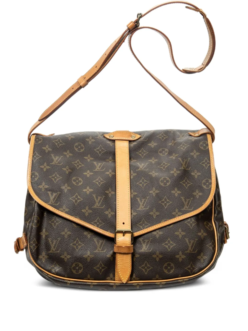 Louis Vuitton Pre-Owned Borsa a spalla con monogramma - Marrone