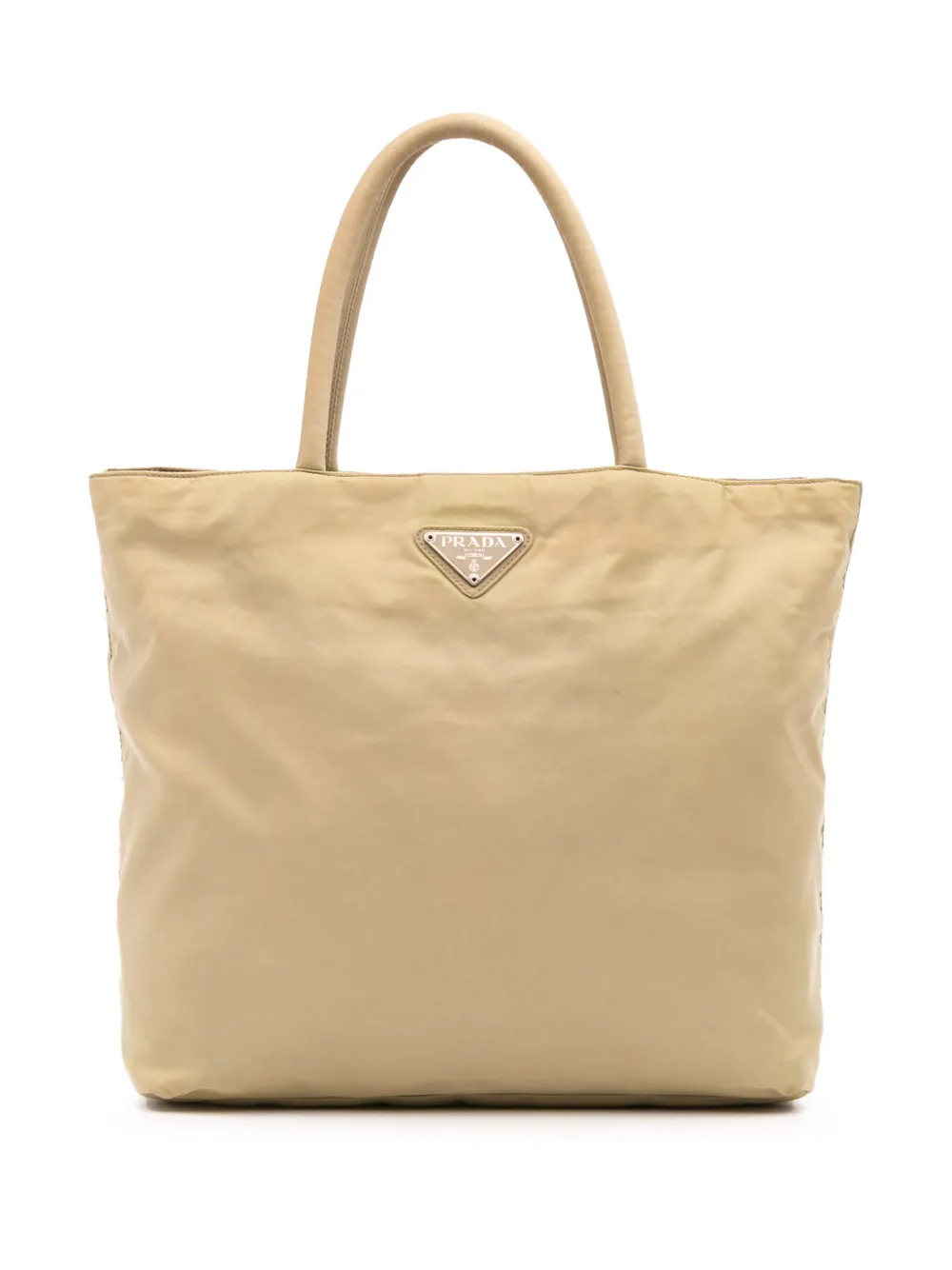Prada Pre-Owned 2000-2013 Tessuto tote bag - ブラウン Prada Pre-Owned 2000-2013 Tessuto tote bag - ブラウン