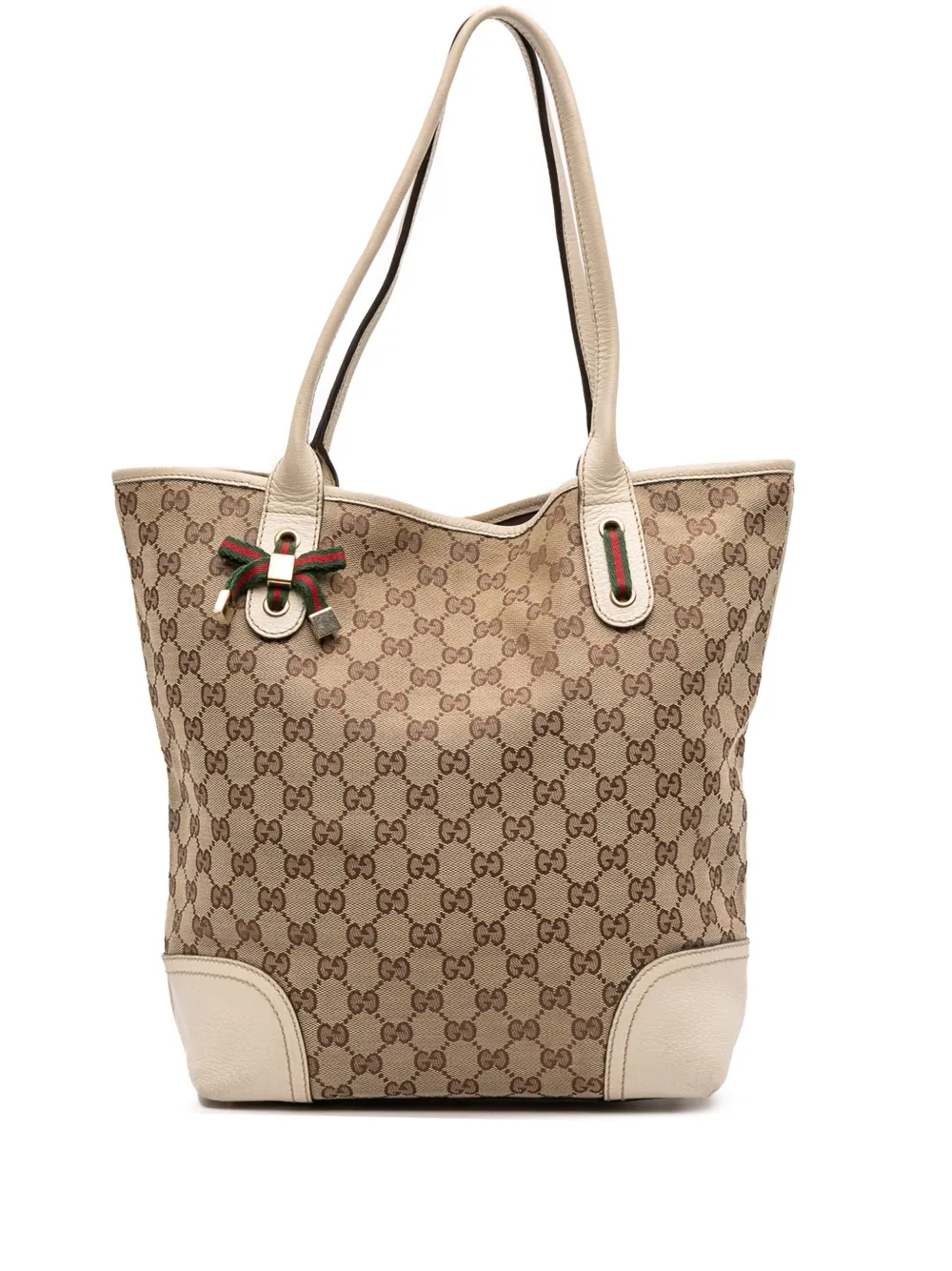 Gucci Pre-Owned 2016-2025 GG Canvas Princy tote bag - ブラウン Gucci Pre-Owned 2016-2025 GG Canvas Princy tote bag - ブラウン