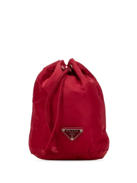 Prada Pre-Owned 2000-2013 Tessuto Drawstring pouch