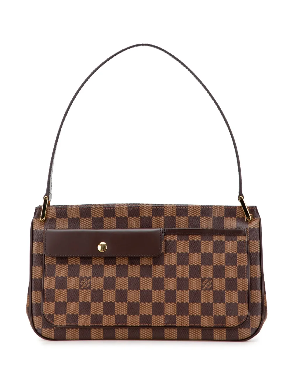 Louis Vuitton Pre-Owned 2005 Damier Ebene Aubagne shoulder bag - ブラウン Louis Vuitton Pre-Owned 2005 Damier Ebene Aubagne shoulder bag - ブラウン