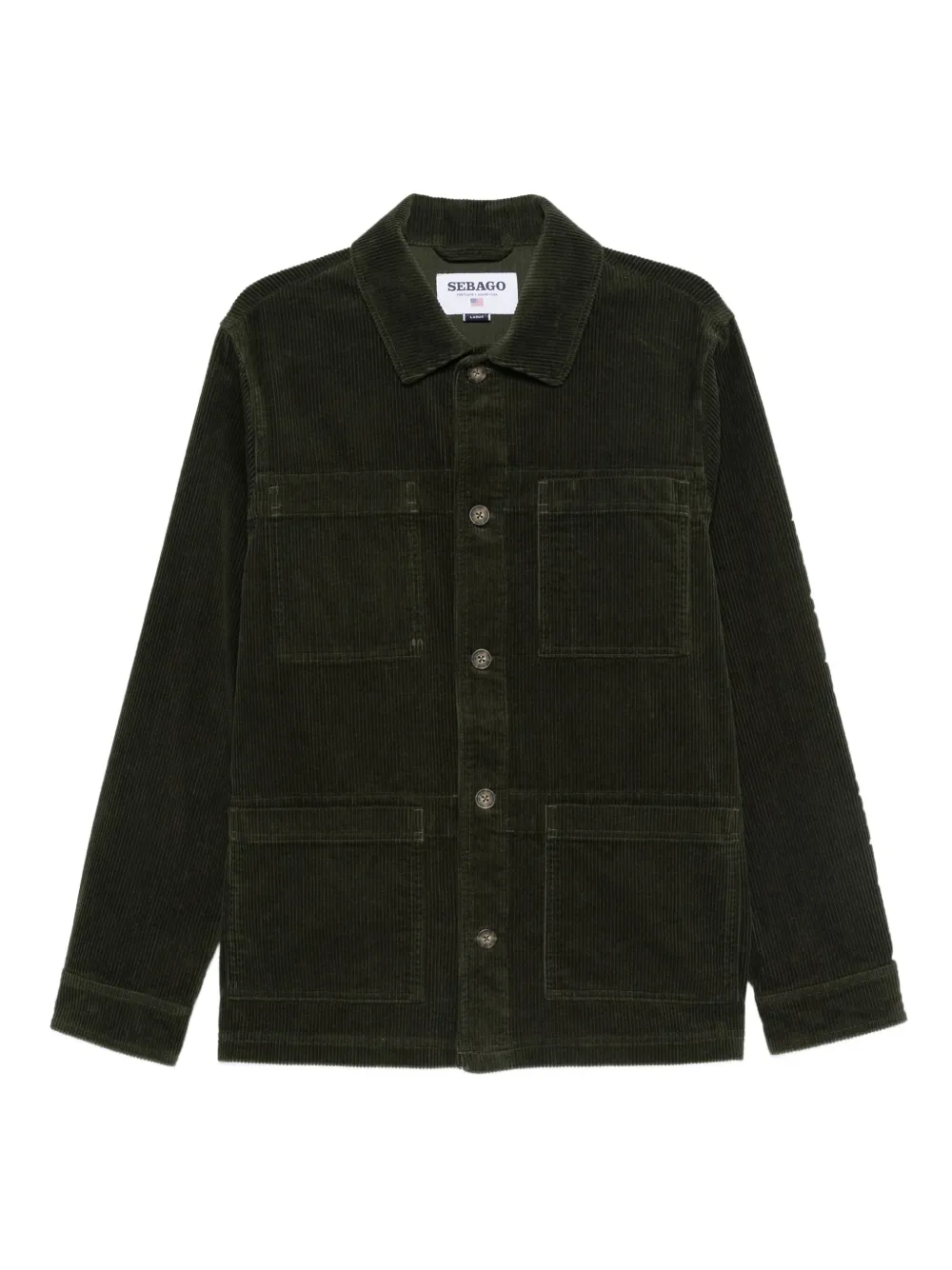 Sebago corduroy pocket jacket | Green | Image 1