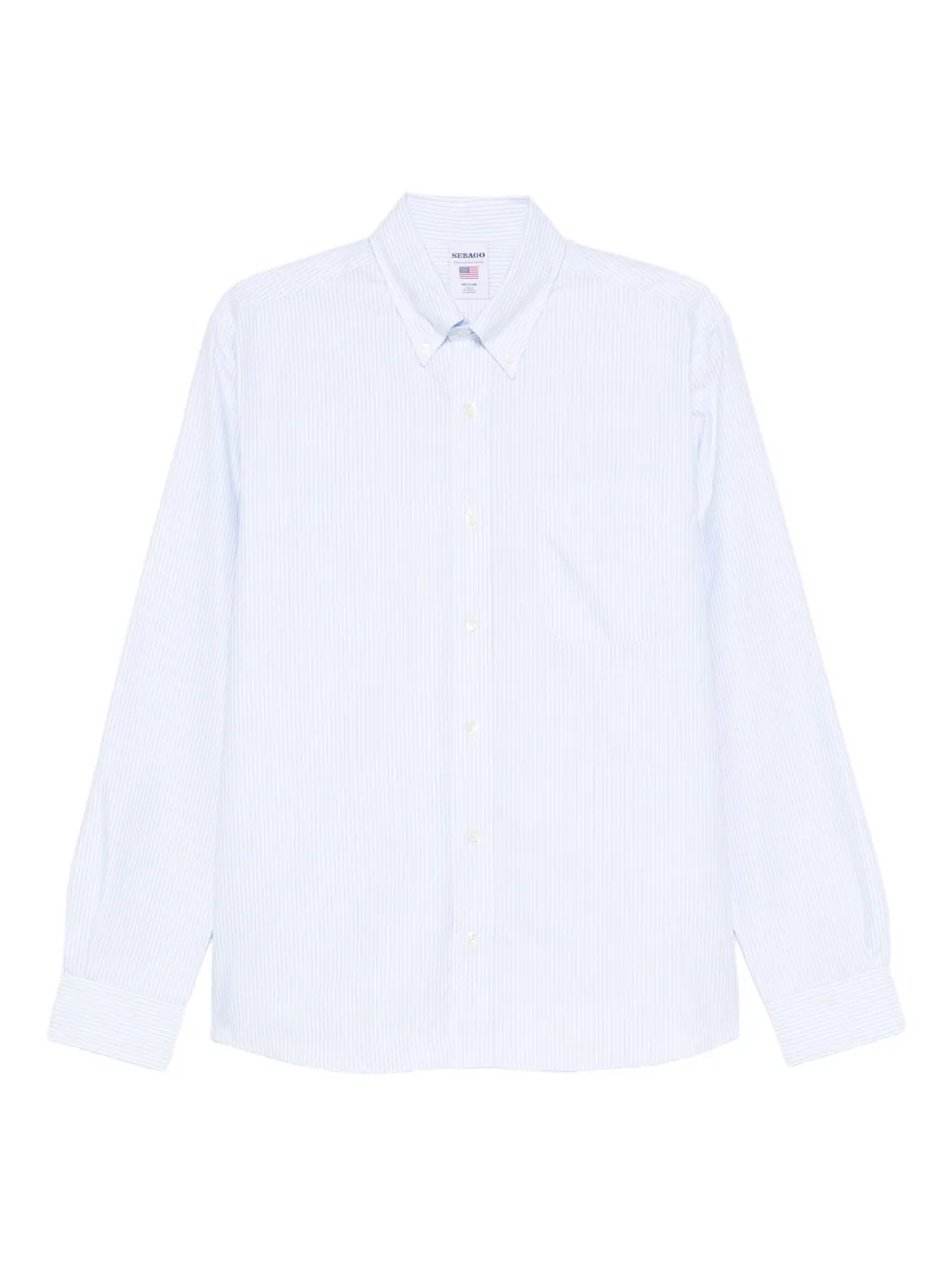 Sebago striped long-sleeve shirt | White | Image 1