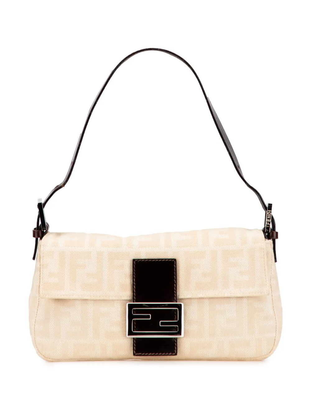 Fendi Pre-Owned 2000-2010 Zucca Canvas Baguette shoulder bag - ブラウン Fendi Pre-Owned 2000-2010 Zucca Canvas Baguette shoulder bag - ブラウン