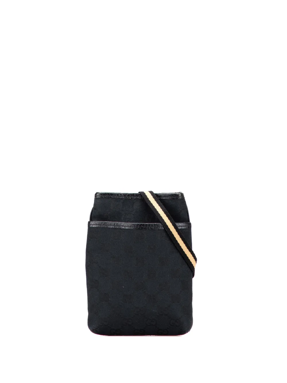 Gucci Pre-Owned 2000-2015 GG Canvas Web crossbody bag - ブラック Gucci Pre-Owned 2000-2015 GG Canvas Web crossbody bag - ブラック