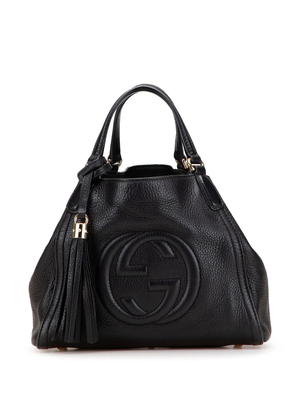 Gucci Pre-Owned 2000-2015 Small Leather Soho satchel - ブラック Gucci Pre-Owned 2000-2015 Small Leather Soho satchel - ブラック