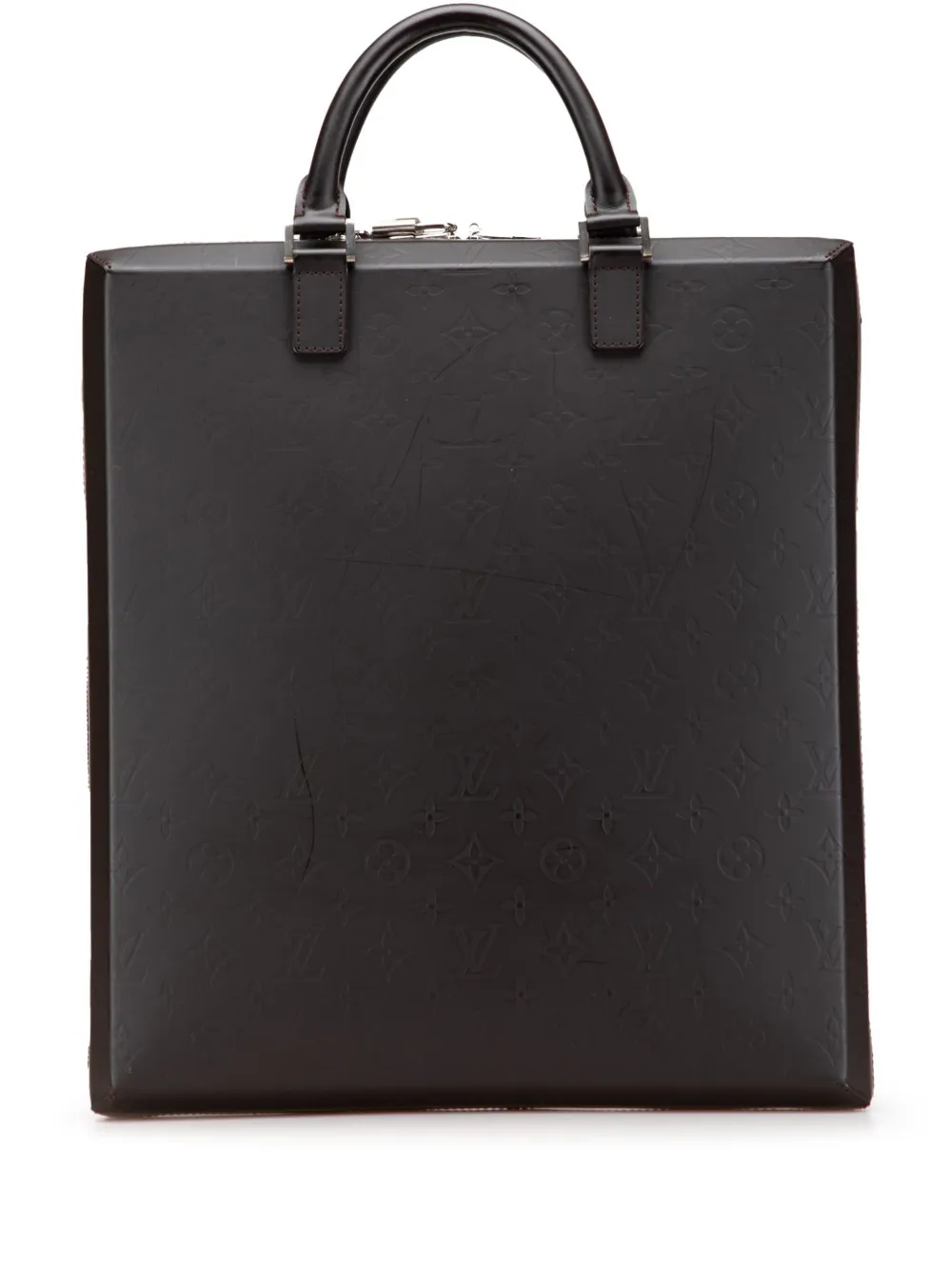 Louis Vuitton Pre-Owned 2002 Monogram Glace Elvin business bag - ブラウン Louis Vuitton Pre-Owned 2002 Monogram Glace Elvin business bag - ブラウン