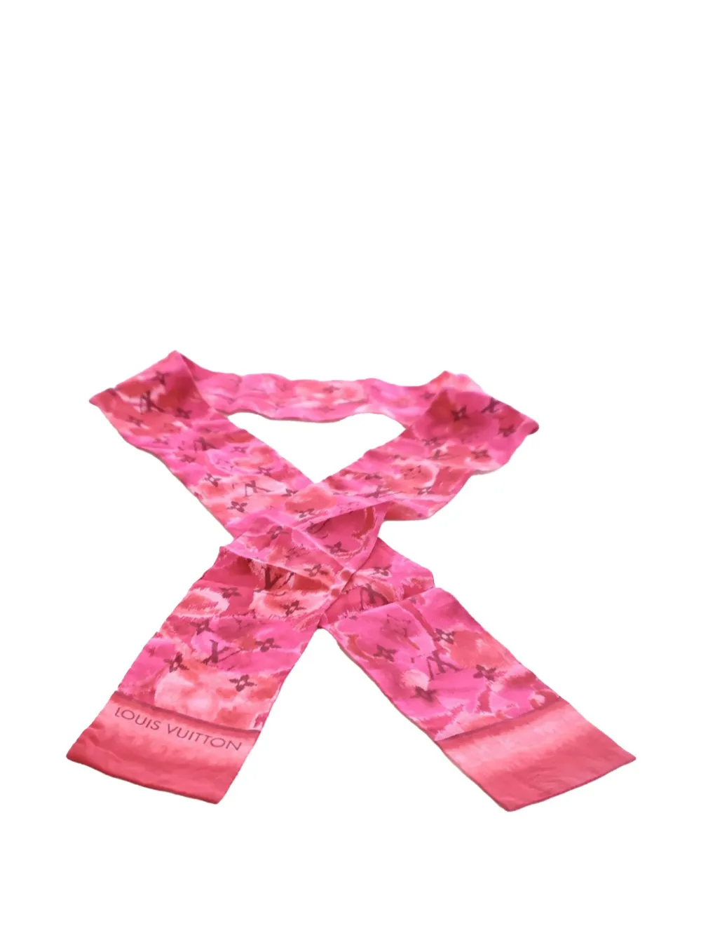 Louis Vuitton Pre-Owned 20th Century Monogram Silk Ikat Summer Bandeau Scarf scarves | Image 2