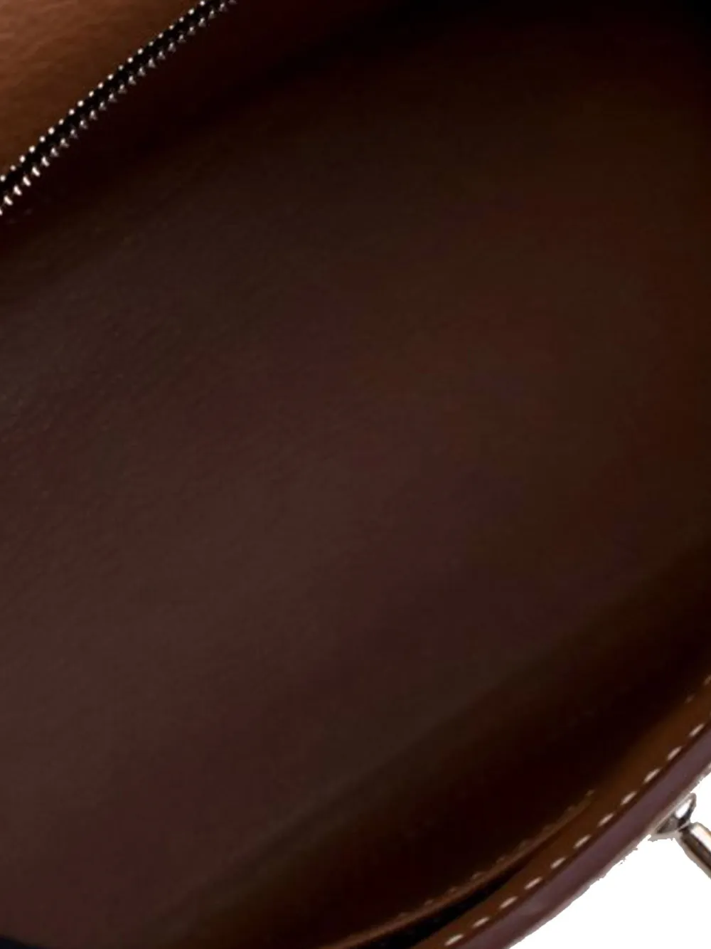 Pre-owned Hermes 2019 Togo Kelly Ii Retourne 25 Satchel In Brown