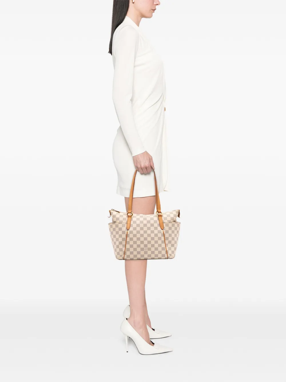 Louis Vuitton Pre-Owned 2009 Damier Azur Totally PM tote bag | Pre-Owned | Image 2
