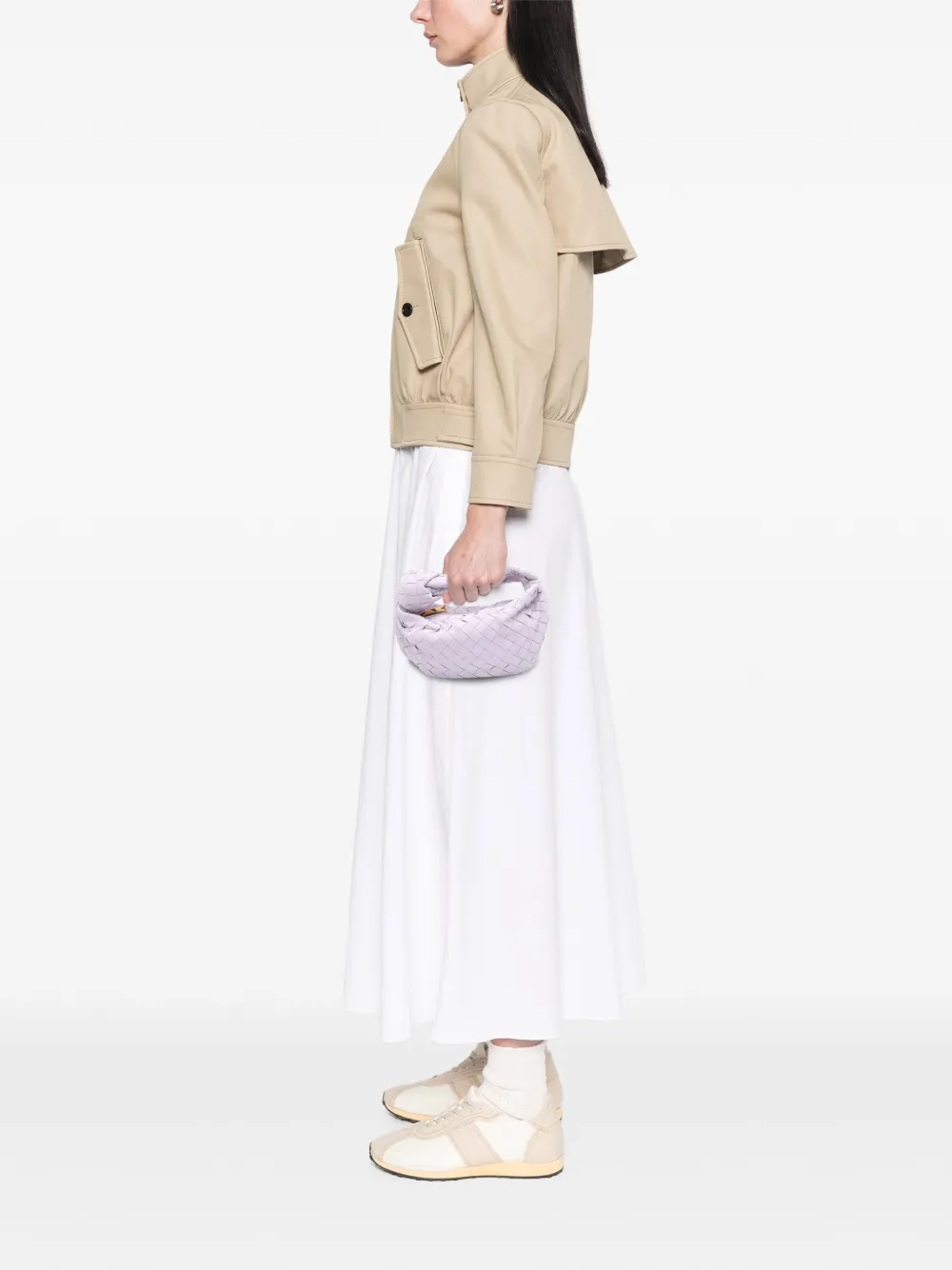 Bottega Veneta Pre-Owned 2012-2025 Mini Suede Intrecciato Jodie hobo bag | Pre-Owned | Image 2