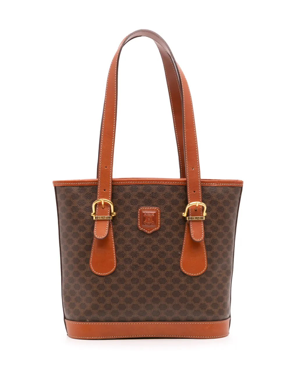 Céline Pre-Owned 1994 Macadam Coated Canvas shoulder bag - ブラウン Céline Pre-Owned 1994 Macadam Coated Canvas shoulder bag - ブラウン