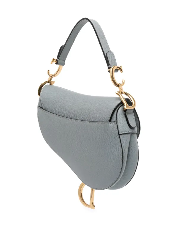 Christian Dior Pre-Owned 2018 Mini Saddle Bag Blau FARFETCH DE
