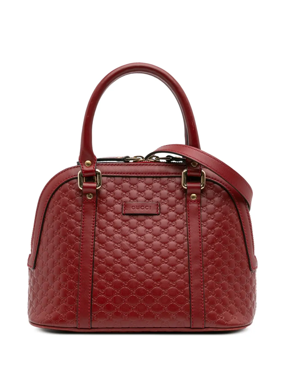 Gucci Pre-Owned 2016-2025 Mini Microguccissima Dome satchel - レッド Gucci Pre-Owned 2016-2025 Mini Microguccissima Dome satchel - レッド