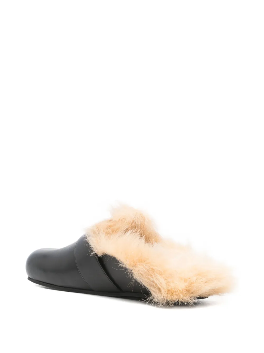 Balmain buckle-detail leather mules Zwart