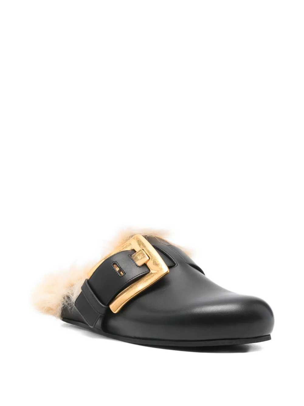 Balmain buckle-detail leather mules | Flat Mules | Image 2