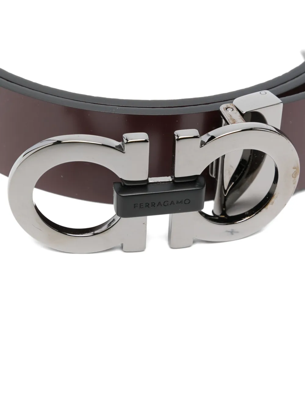 Ferragamo Gancini-buckle belt - Bruin