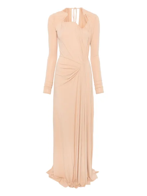 Victoria Beckham gathered-detail maxi dress