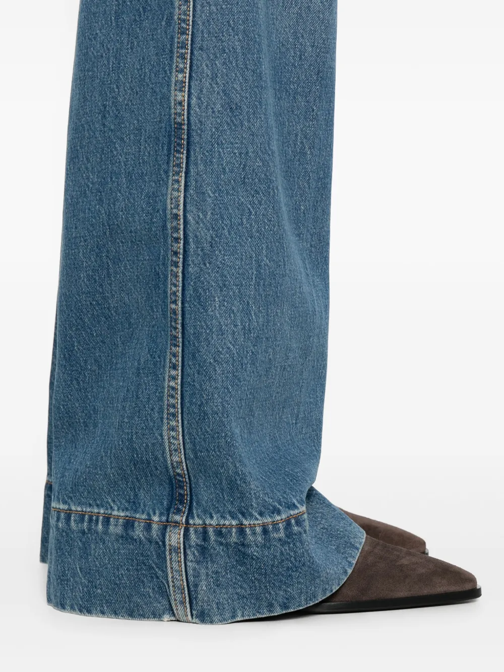 Victoria Beckham Jeans met zakdetail Blauw