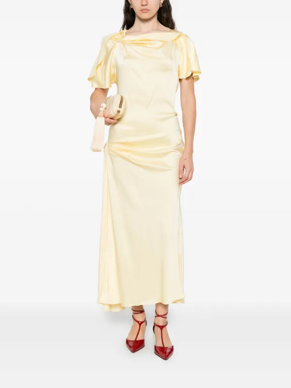 slim fit dress slacks Exposed Back Zip Dress main image 0