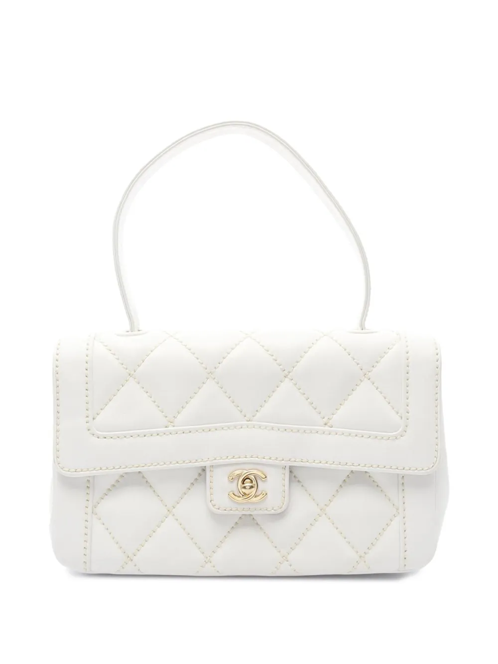 CHANEL Pre-Owned 2004-2005 Quilted Calfskin Wild Stitch Flap handbag - CHANEL Pre-Owned 2004-2005 Quilted Calfskin Wild Stitch Flap handbag -