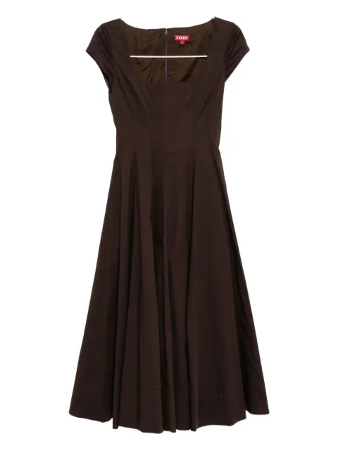 STAUD short-sleeved wells dress