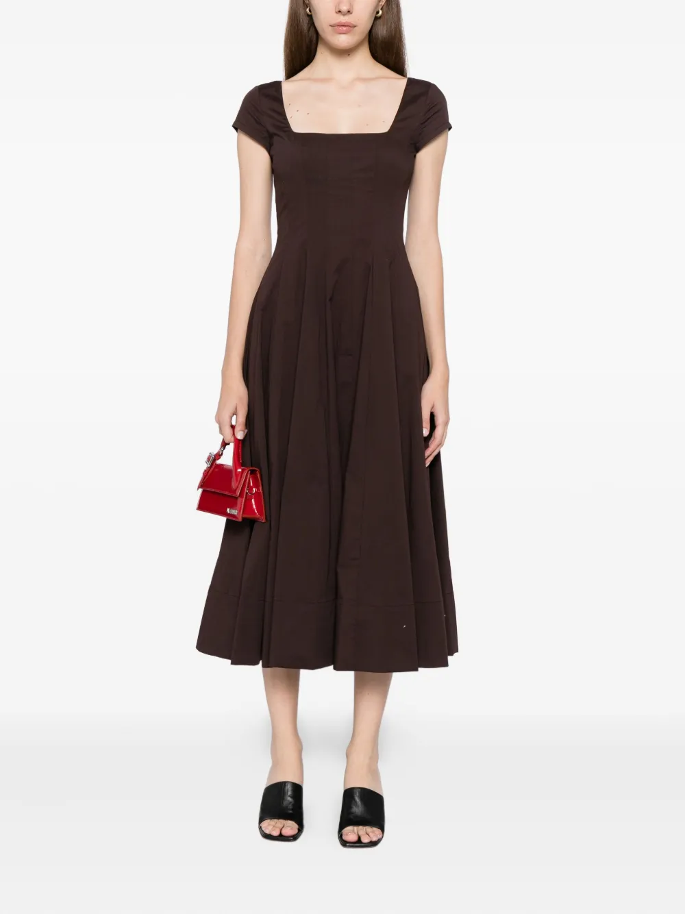 STAUD short-sleeved wells dress | Day Dresses | Image 2
