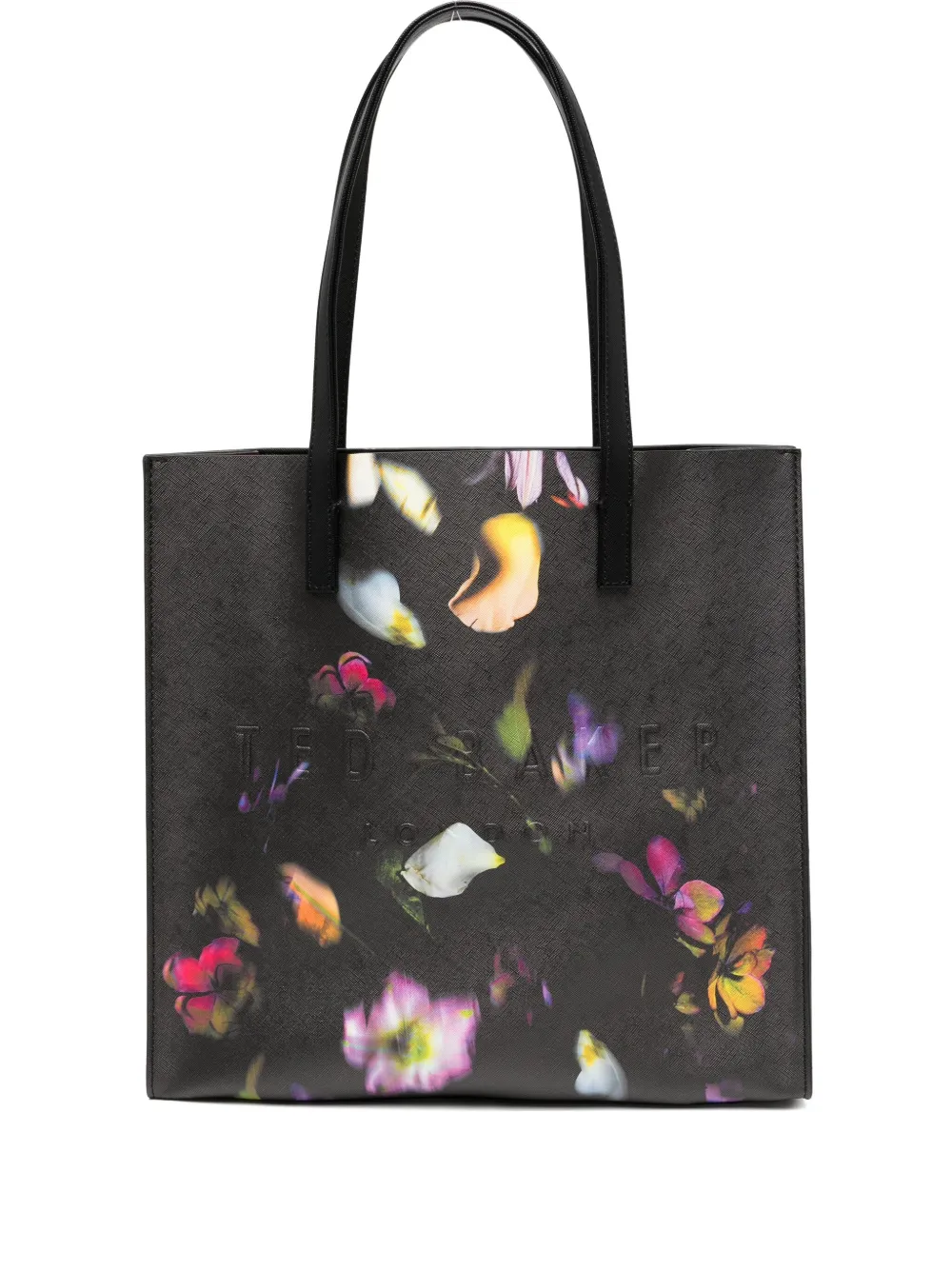 Ted Baker all-over floral print tote bag - Nero