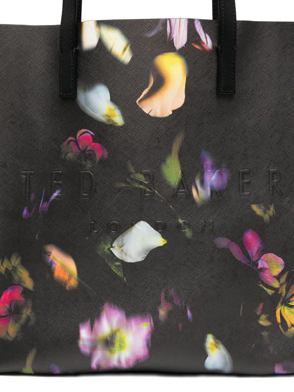 Ted Baker Shopper met bloemenprint Zwart