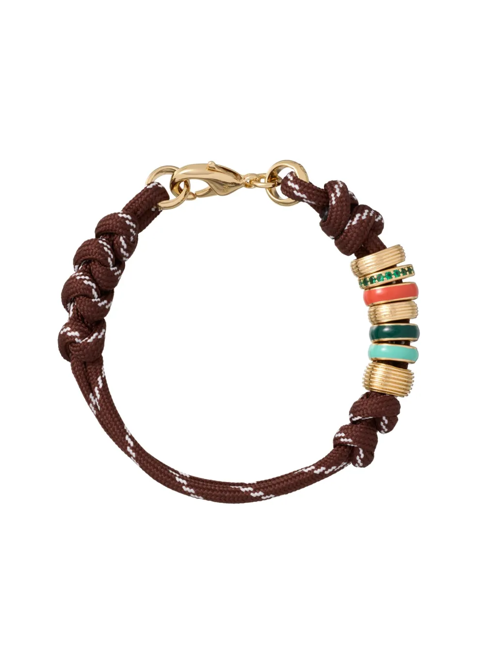 Roxanne Assoulin Knotted Cord Bracelet In Brown