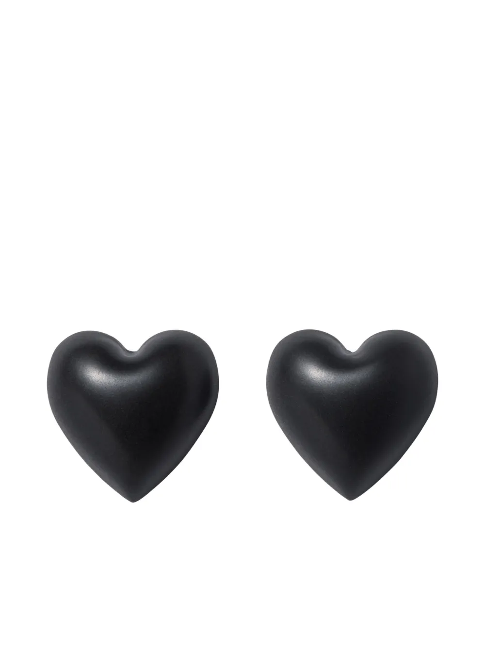 Roxanne Assoulin The Puffy Heart Earrings In Black