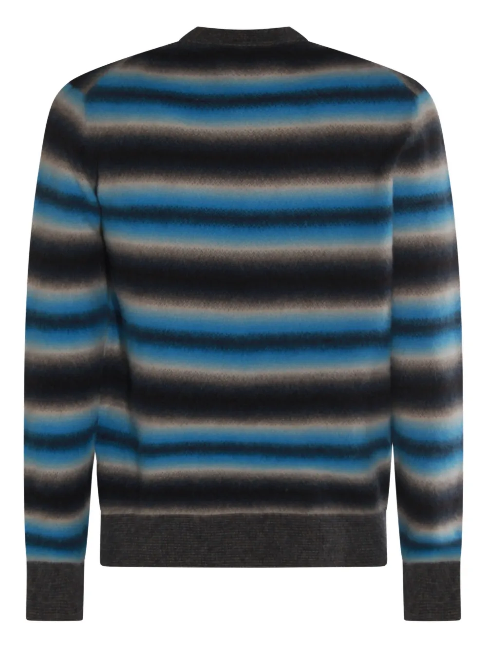 Piacenza Cashmere Trui met ombré-streep - Blauw
