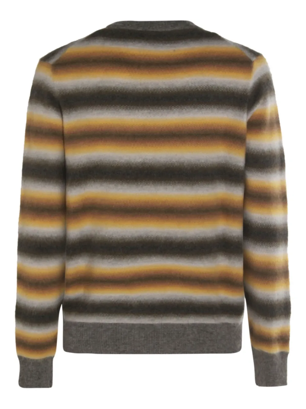 Piacenza Cashmere Trui met ombré-streep - Grijs