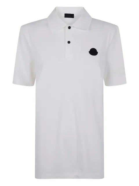 Moncler logo-patch polo shirt