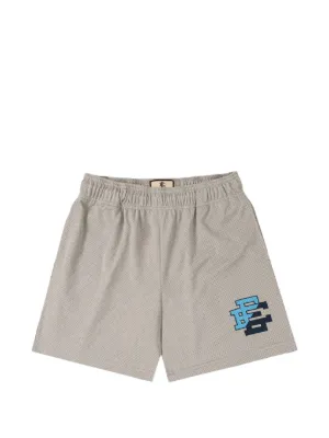 ERIC EMANUEL x Interscope Records logo-print Mesh Shorts | Grey