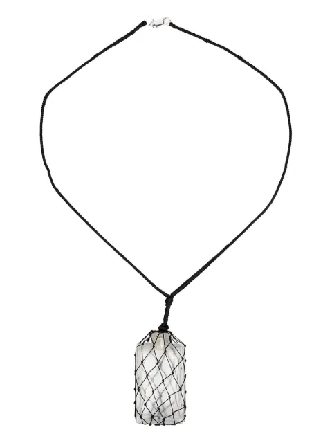 Niccolò Pasqualetti glass-enclosed net necklace