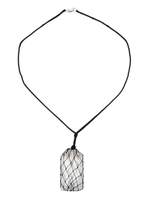 Niccolò Pasqualetti glass-enclosed net necklace
