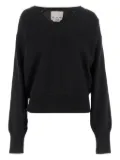SA SU PHI V-neck cashmere sweater - Black