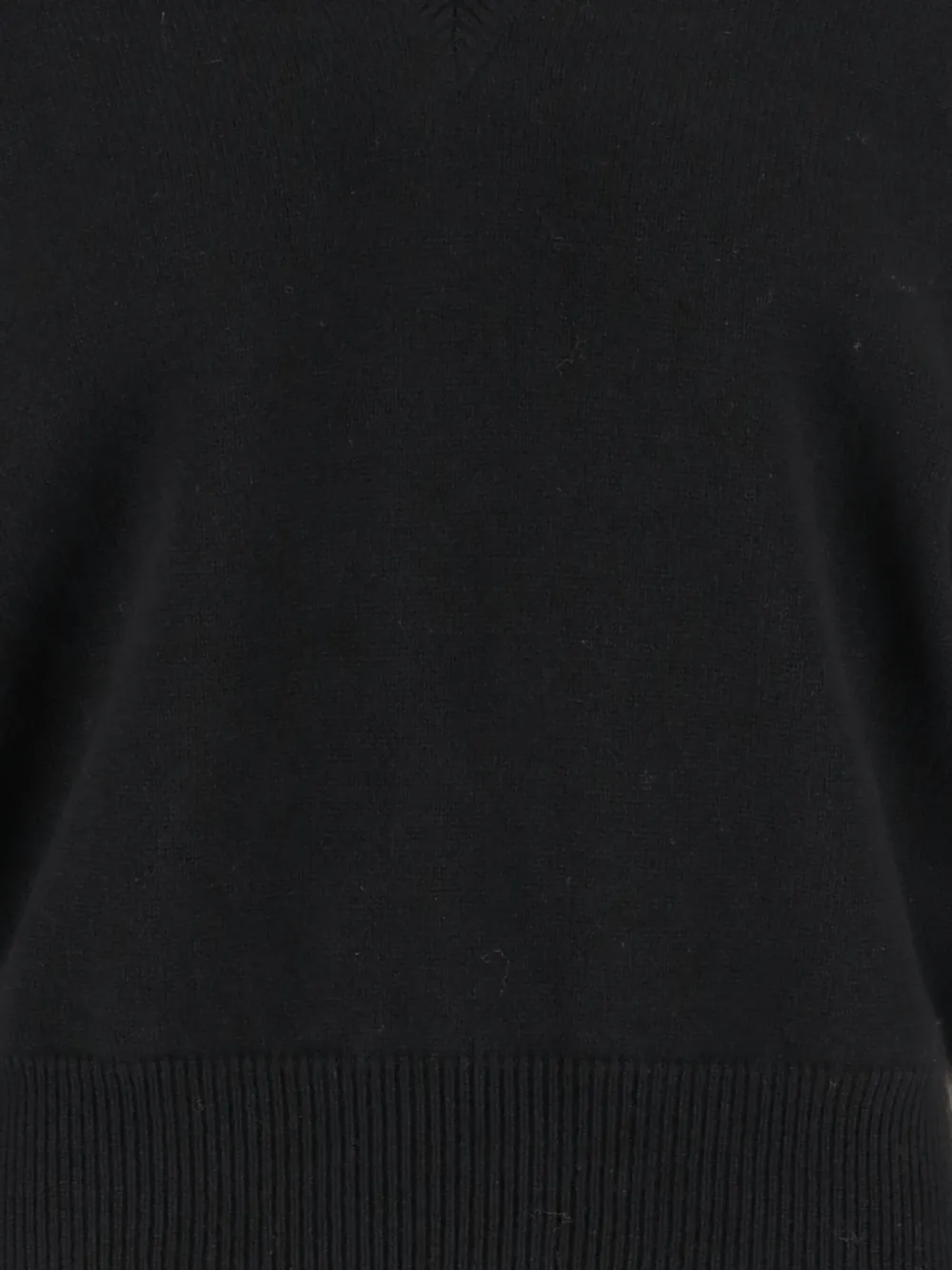 SA SU PHI Trui met V-hals Zwart