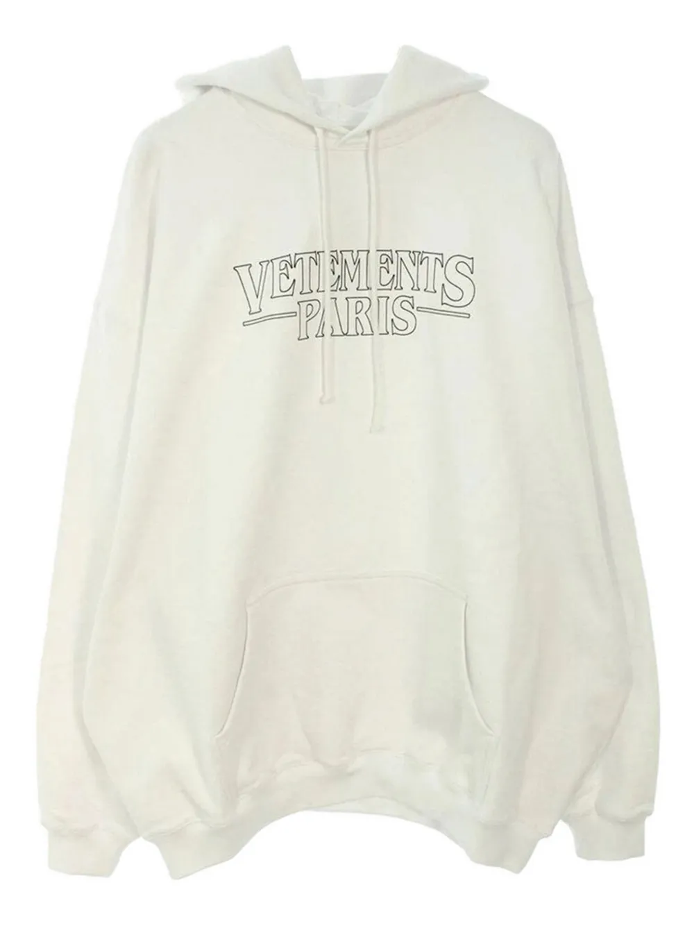 VETEMENTS logo-print hoodie | White | Image 1