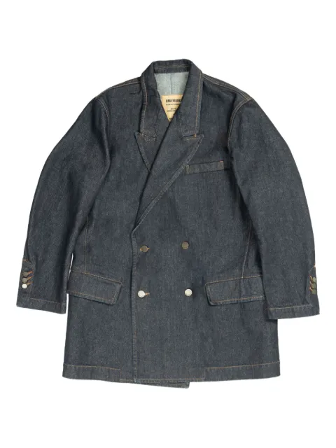 Uma Wang Kort double-breasted denim jacket