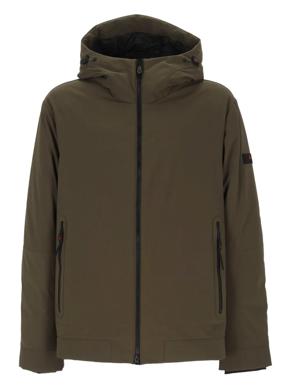 Peuterey hooded zip-front jacket - グリーン Peuterey hooded zip-front jacket - グリーン