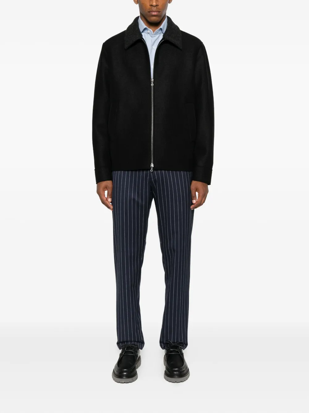 Barba Button-up overhemd - Blauw
