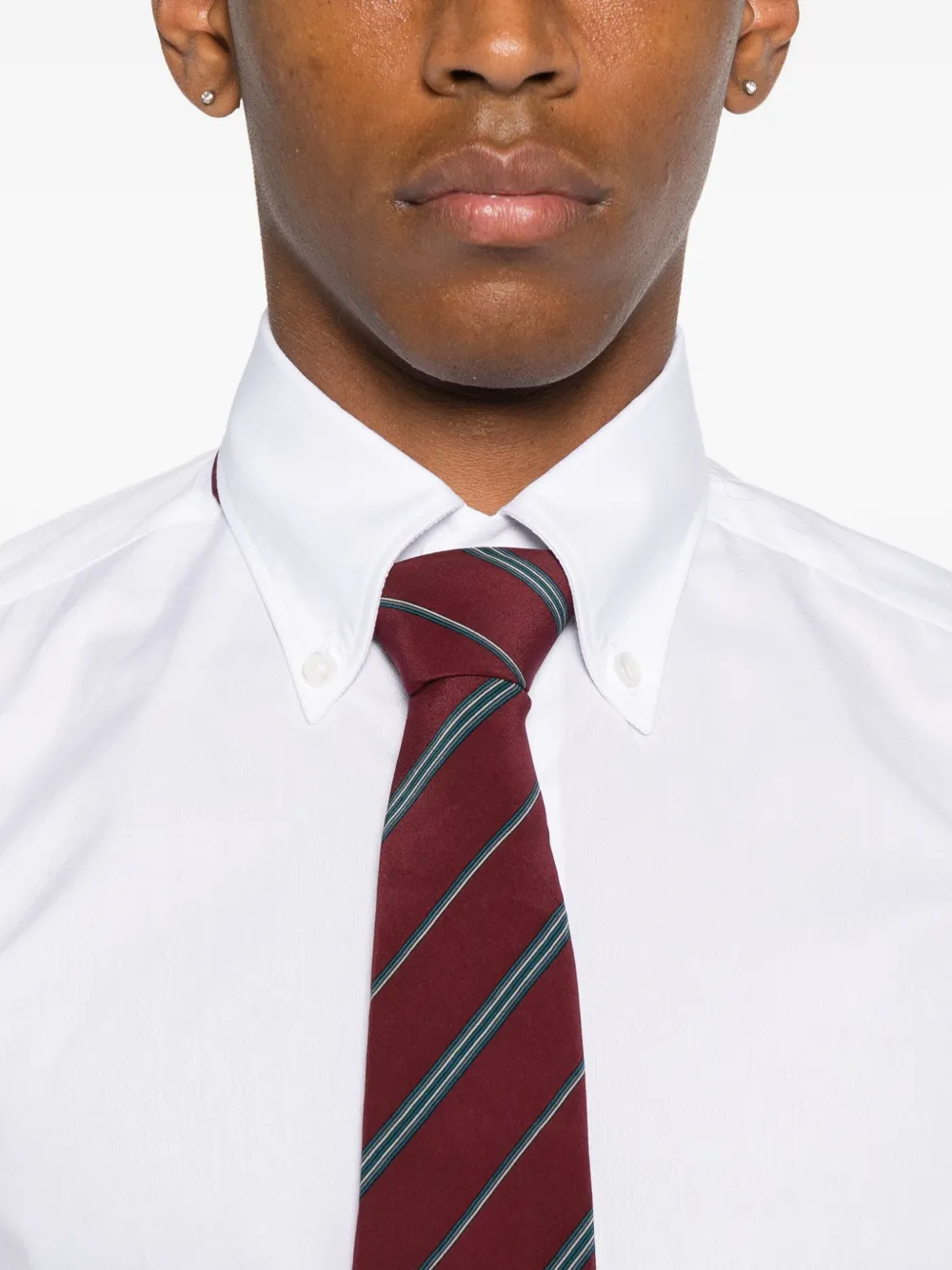 Barba Button-down overhemd Wit