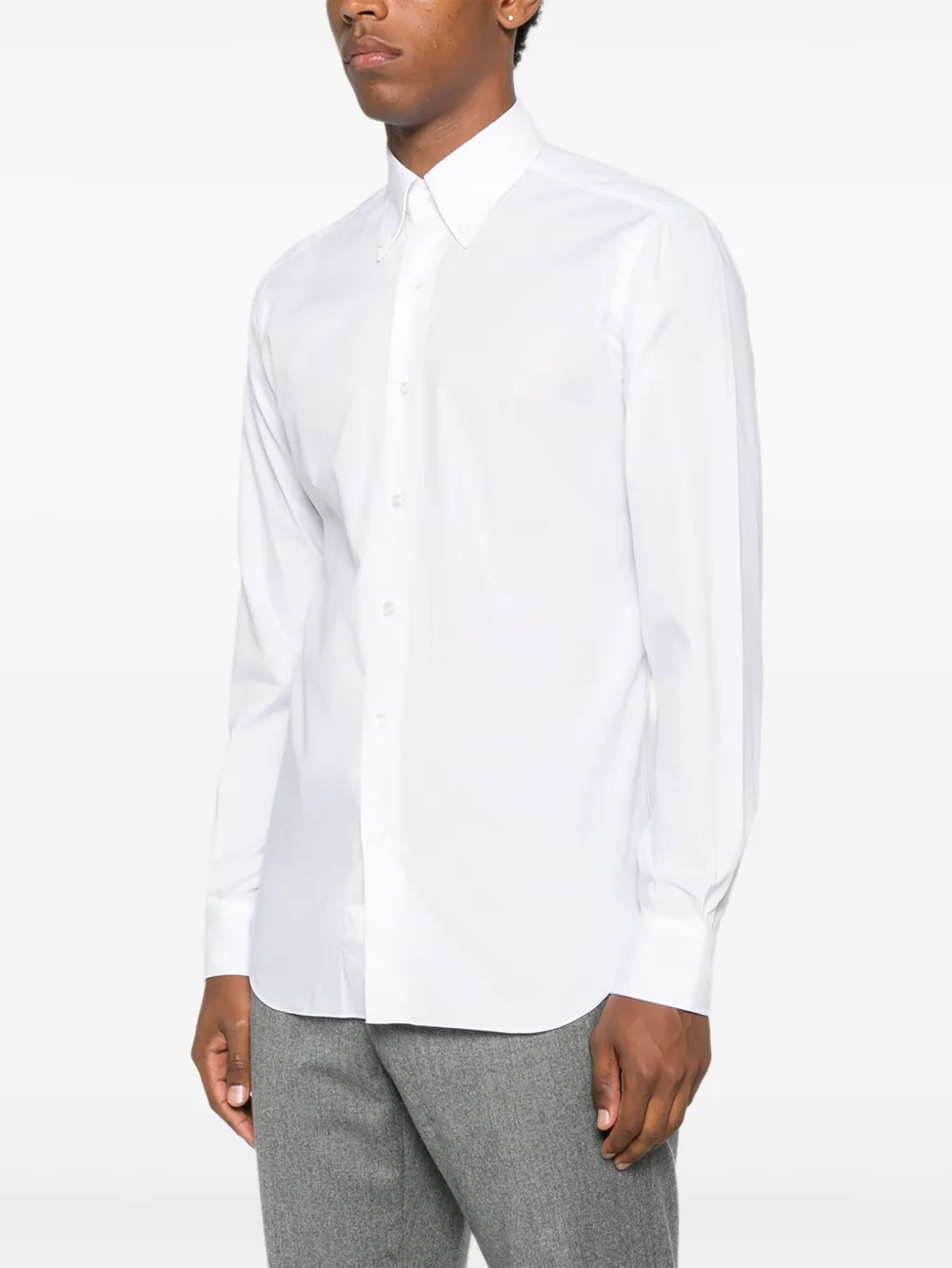 Barba Button-down overhemd Wit