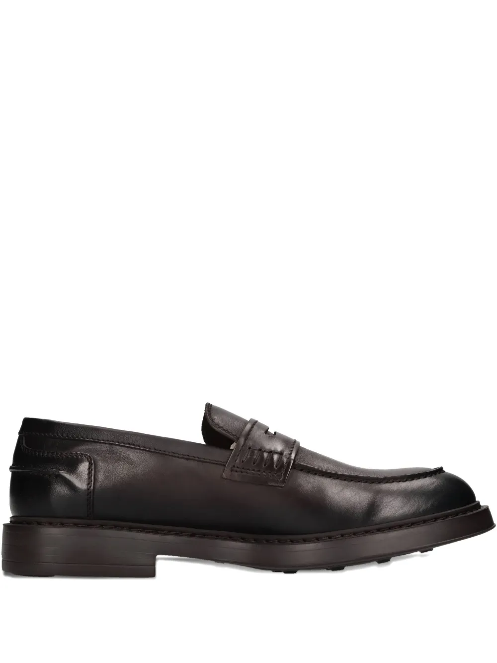 Doucal's panelled loafers | Brown | Image 1