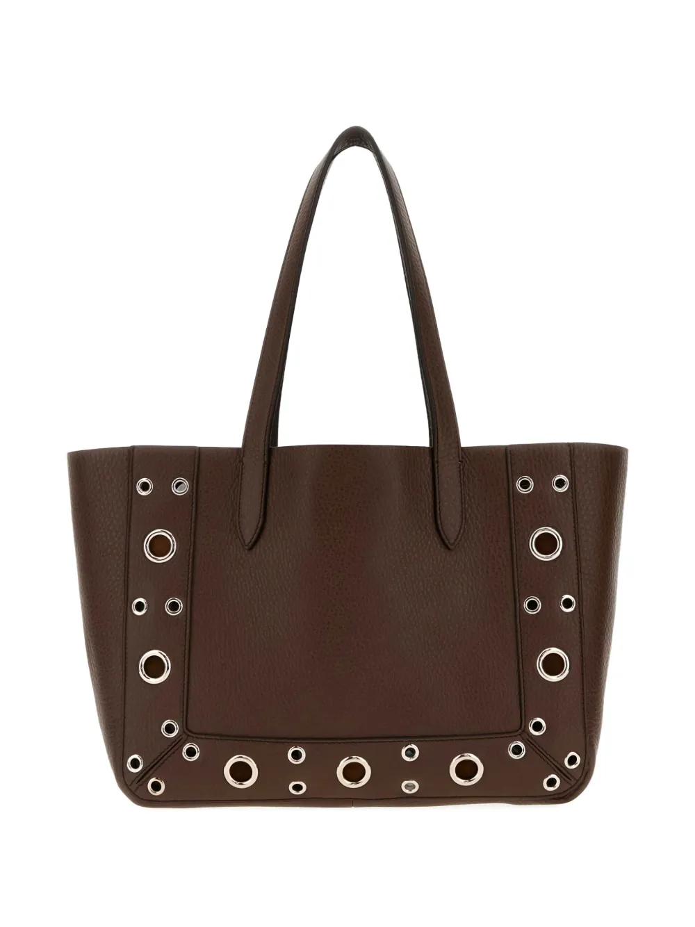 Valentino Garavani small Nellcôte leather eyelet-embellished tote bag Valentino Garavani small Nellcôte leather eyelet-embellished tote bag