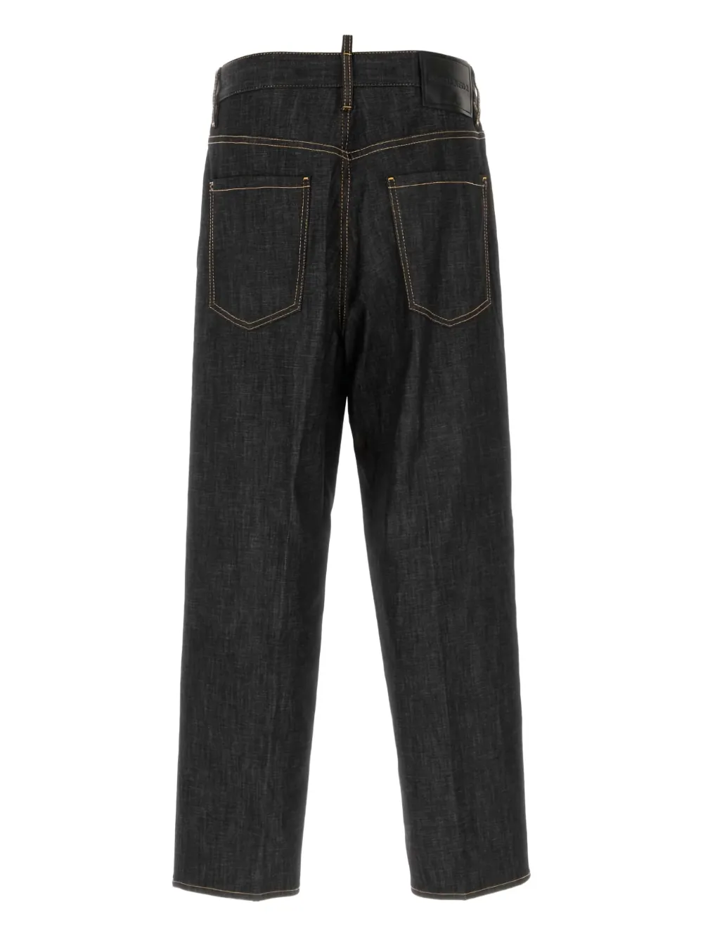 DSQUARED2 five-pocket wide-leg jeans - Zwart