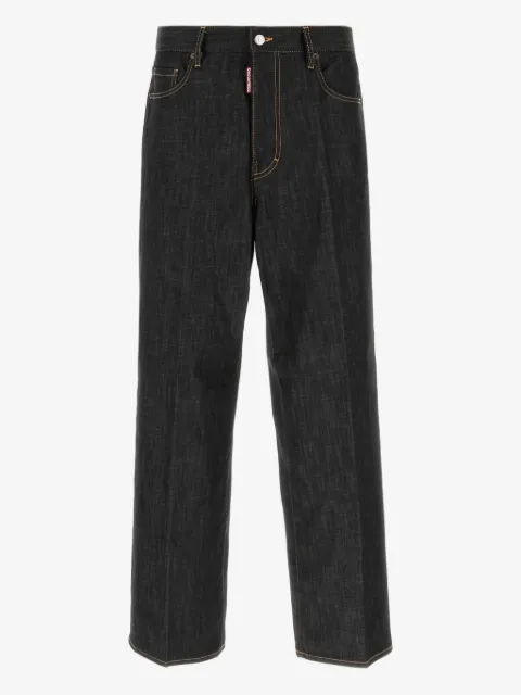 DSQUARED2 五口袋阔腿牛仔裤